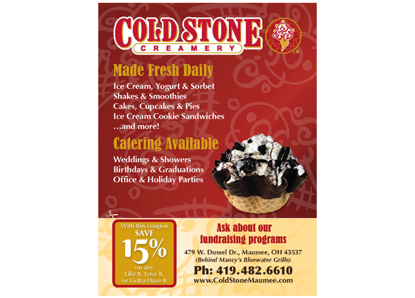 Cold Stone Creamery Ad