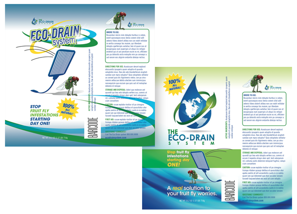 Eco-Drain System Canister Labels