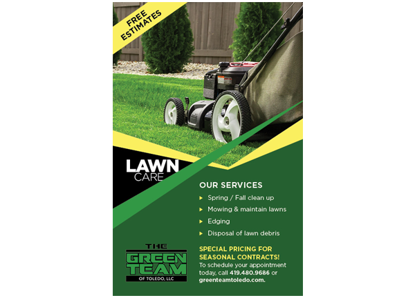 The Green Team Service Flyer Image