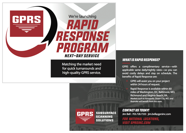 GPRS Rapid Response Program Postcard Image