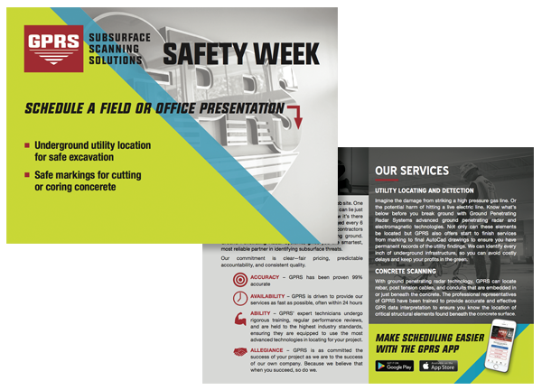 GPRS Safety Week Postcard Image